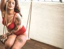 sydney red lingerie swing